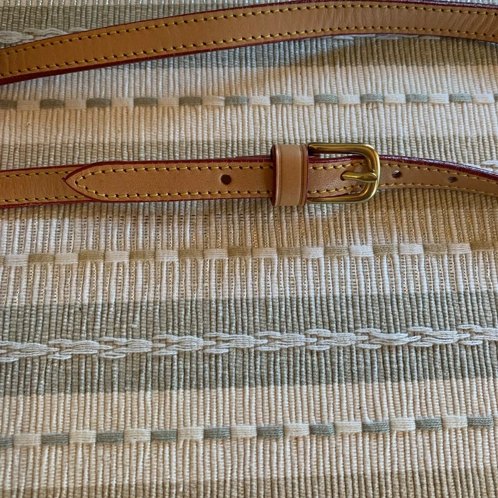 ☀️GUC Dooney & Bourke Signature top handle shoulder bag w/leather trim - Picture 13 of 15